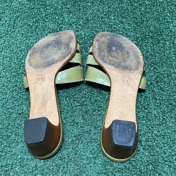 Cole Haan Green Slide Sandals women’s size 8 (OKPM-07-080) - Picture 4 of 9